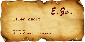 Eller Zsolt névjegykártya